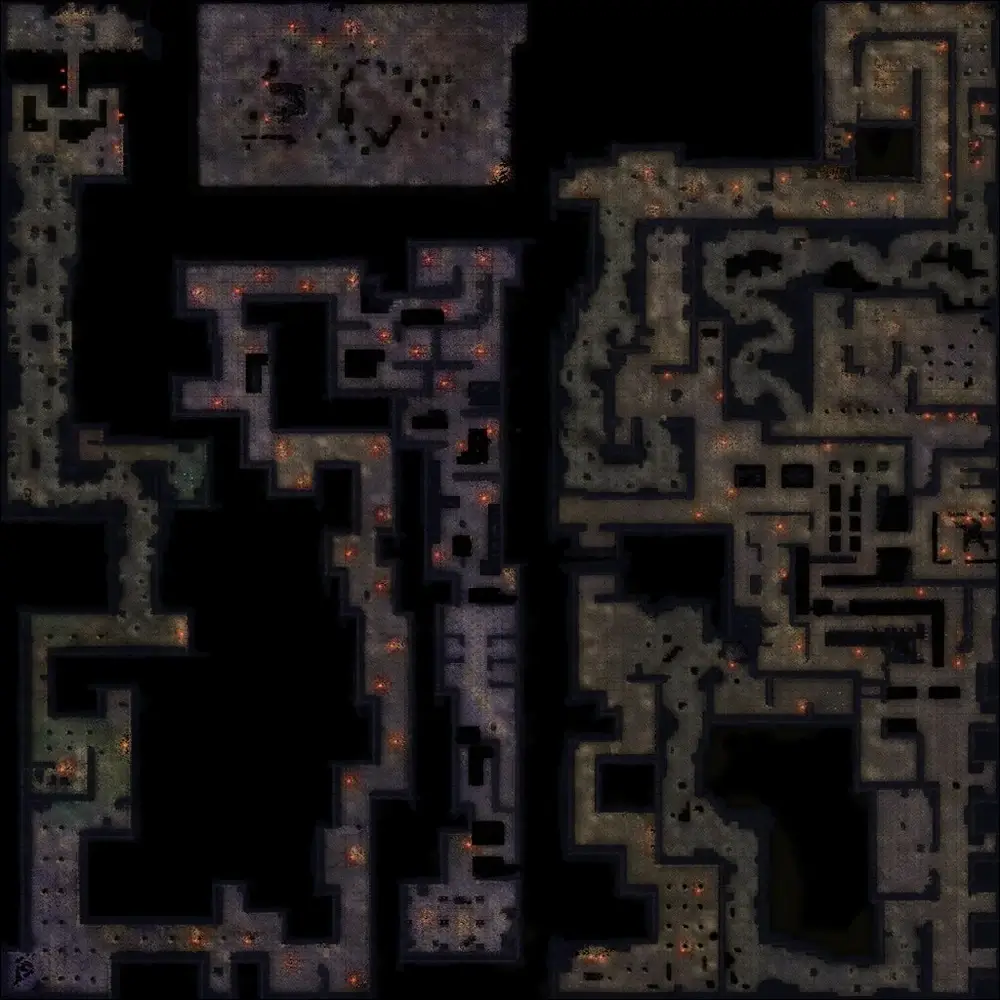 Dungeon three-level cave system with Gorgon boss near Lorencia in MU Online