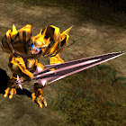 Golden Tantal invasion boss spawning in Tarkan in Vanilla Mu Online