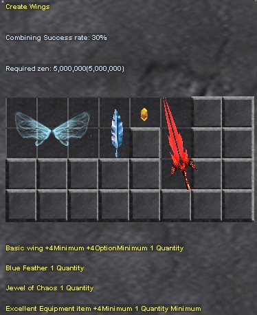 Second Level Wings Mix